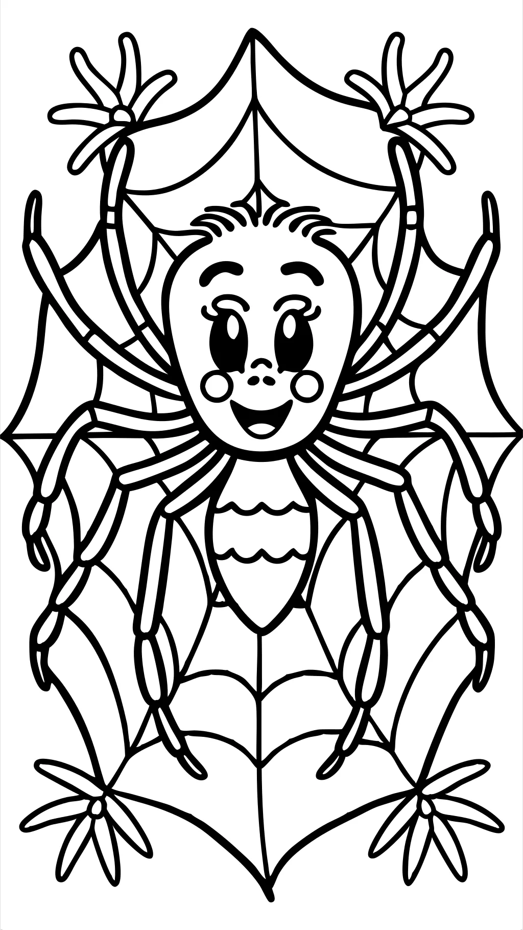 spider coloring pages